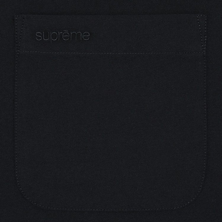 Buy Supreme Loose Fit Oxford Short-Sleeve Shirt 'Black Buy Supreme Loose Fit Oxford Short-Sleeve Shirt 'Black