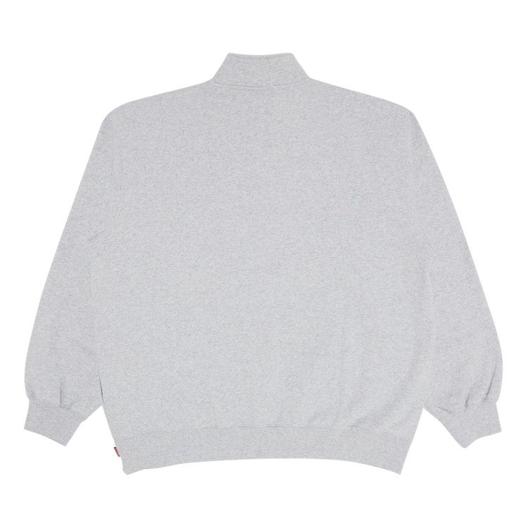 Buy Supreme Small Box Half Zip Pullover 'Ash Grey' - SS25SW6 ASH