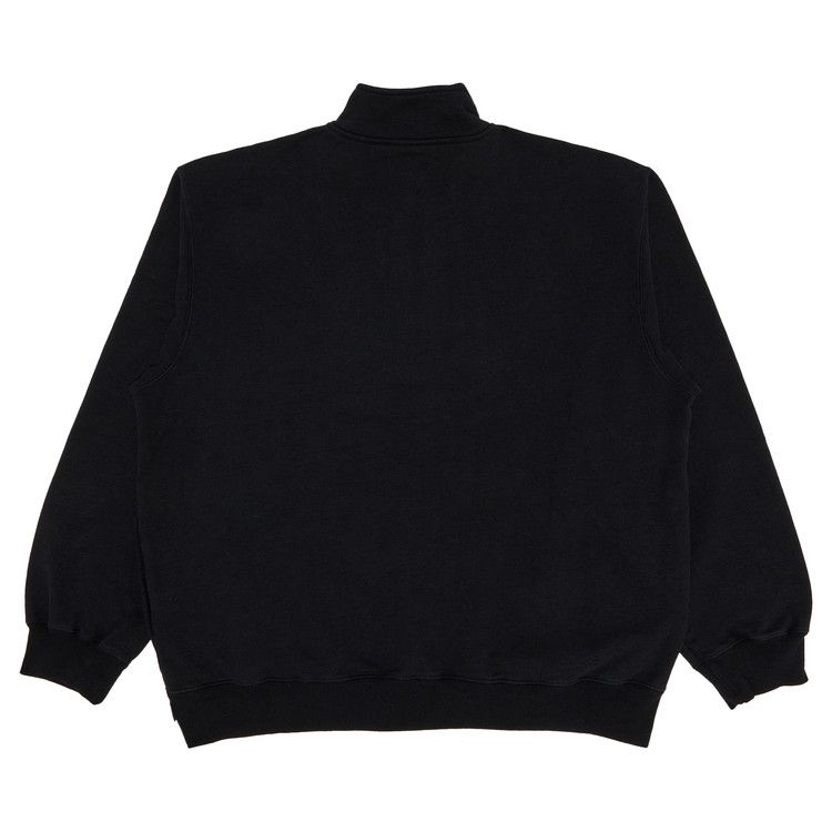 Buy Supreme Small Box Half Zip Pullover 'Black' - SS25SW6