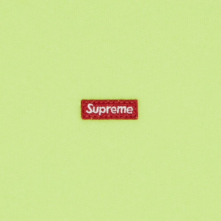 Buy Supreme Small Box Half Zip Pullover 'Fluorescent Yellow Buy Supreme Small Box Half Zip Pullover 'Fluorescent Yellow