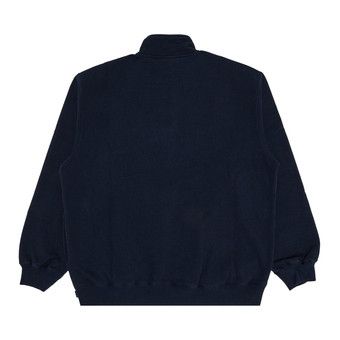 Buy Supreme Small Box Half Zip Pullover 'Navy' - SS25SW6 NAVY | GOAT