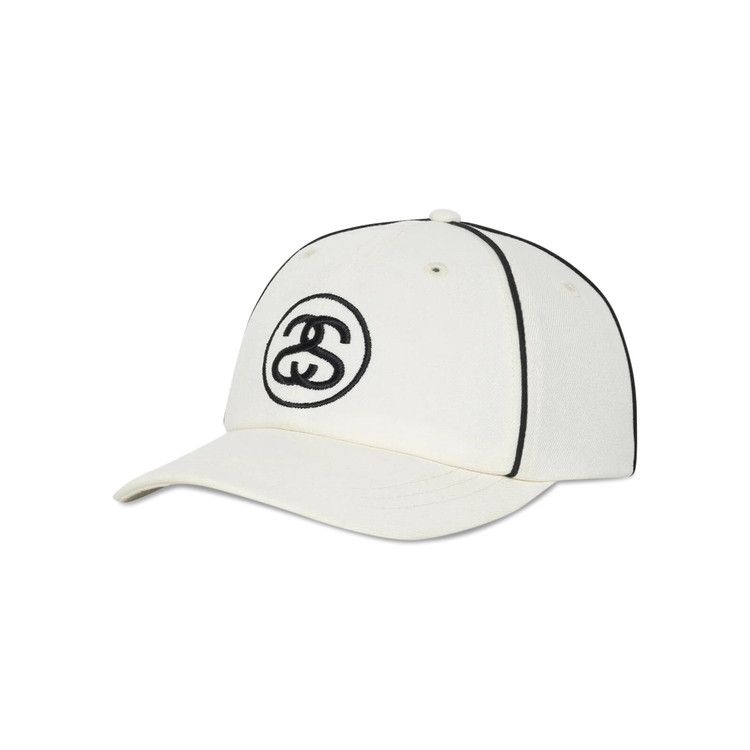 Stussy Low Profile Contrast Piping Snapback Bone Men's