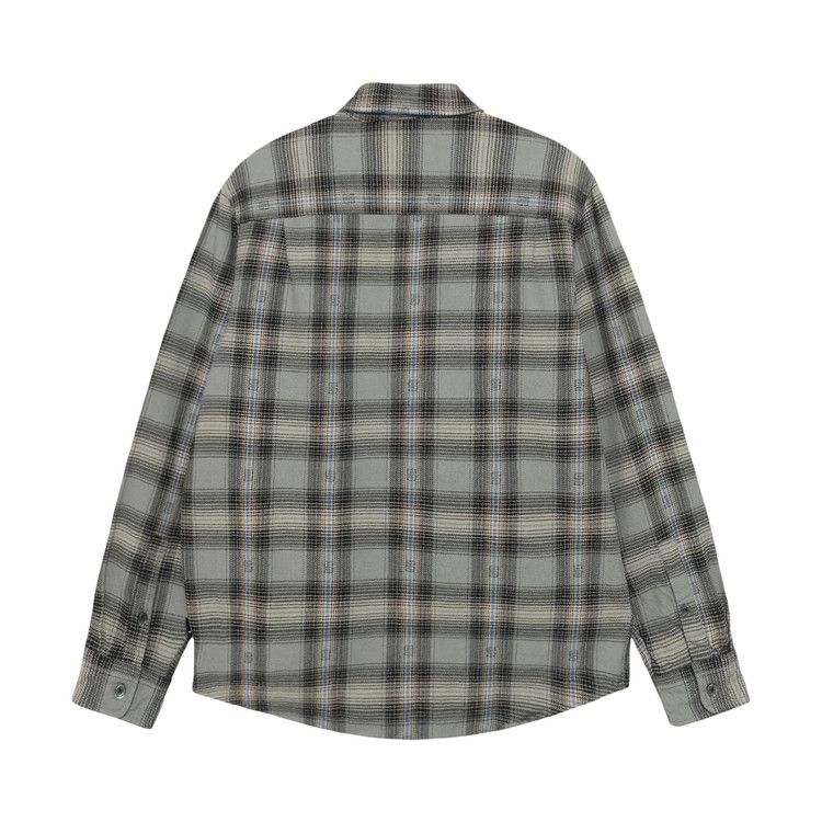 Stussy Motif Plaid Shirt Grey