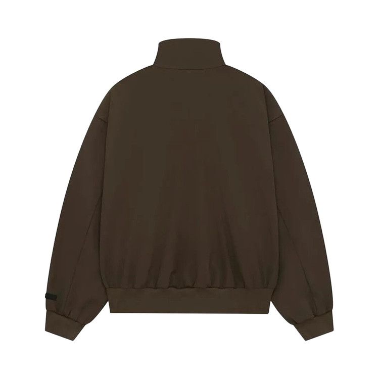 Fear Of God Essentials Bonded Nylon Bomber Jacket 'brown'