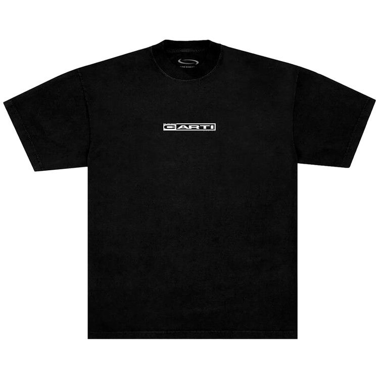 Playboi Carti Iam Silver Disc T-Shirt Black