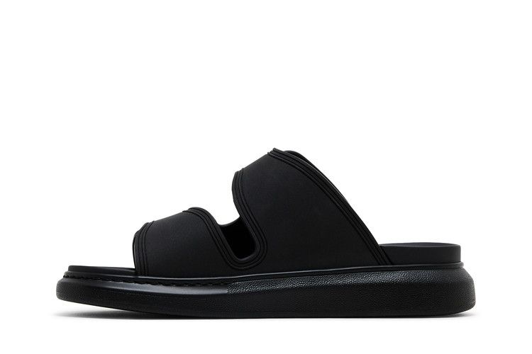 ALEXANDER MCQUEEN｜SLIPPERS (663563 W4Z51 1081) Men's Hybrid Slide in Black | Alexander McQueen US