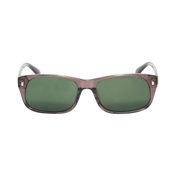 Buy Stussy Michael Sunglasses 'Transparent Taupe/Green Lens