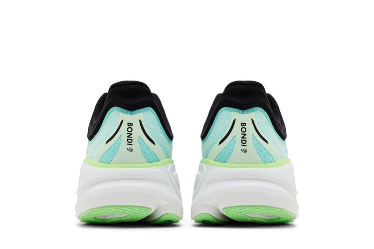 Hoka Bondi 9 Luna Moth Blue Spark