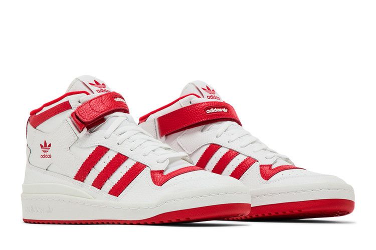 Adidas Forum Mid 'white Vivid Red'