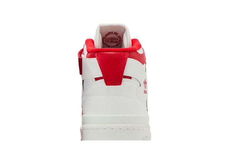 Adidas Forum Mid 'white Vivid Red'