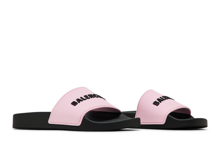 Balenciaga Wmns Pool Slides 'Pink Black'