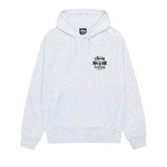 Buy Stussy Tough Gear International Hoodie 'Ash Heather