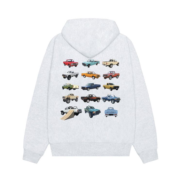 Stussy Pickup Zip Hoodie Ash Heather