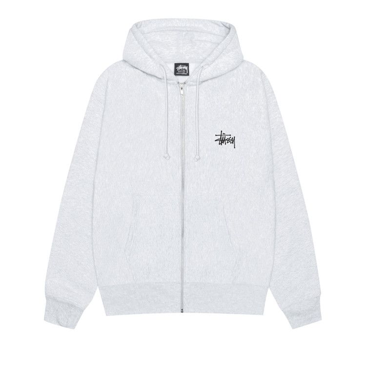Buy Stussy Big & Meaty Zip Hoodie 'Ash Heather' - 1975133 ASH | GOAT
