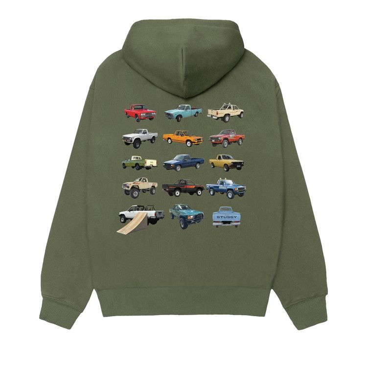 Stussy Pickup Zip Hoodie 'olive'