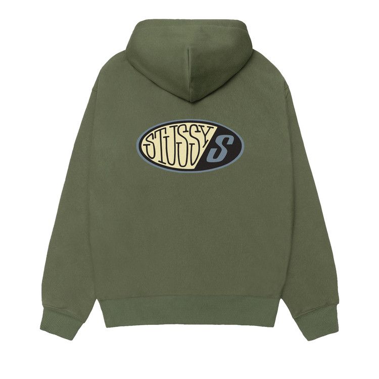 Stussy Pitstop Hoodie Olive