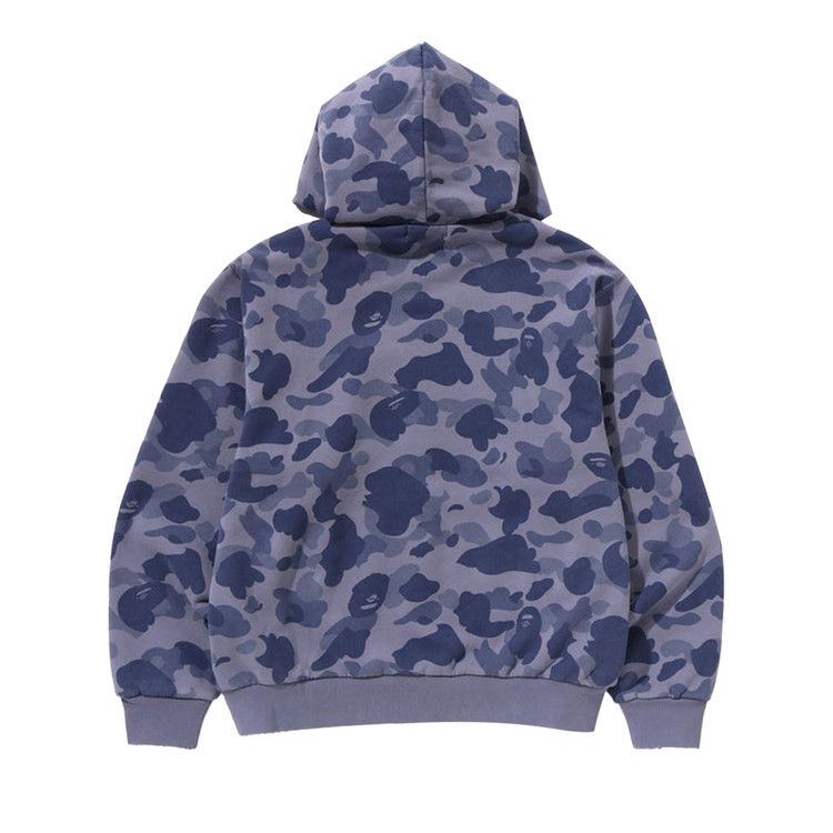 Bape 1st Camo Heavy Wash Cropped Fit Zip Hoodie 'charcoal'