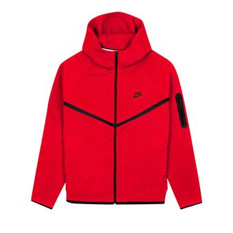 red nike air max hoodie