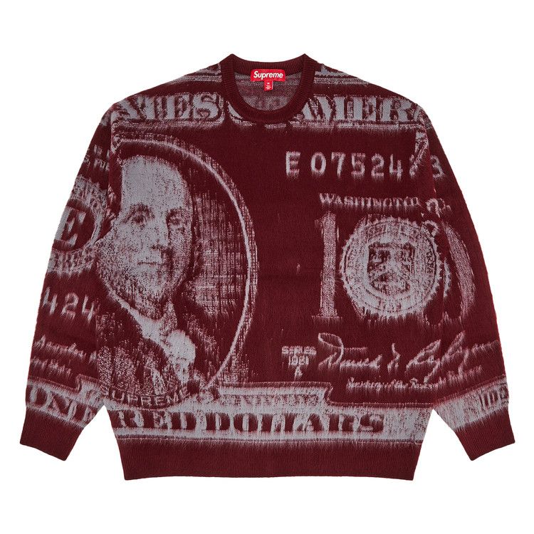 トップス Supreme Money Sweater 2025 Supreme Money Sweater (SS25) - $158