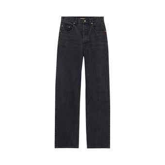 Buy Saint Laurent Carrot-Fit Jeans 'Used Paris Black' - 824083