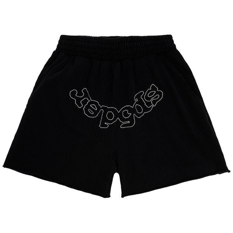 Buy Sp5der Og Logo Embroidered Sweatshort 'Black' - 02406