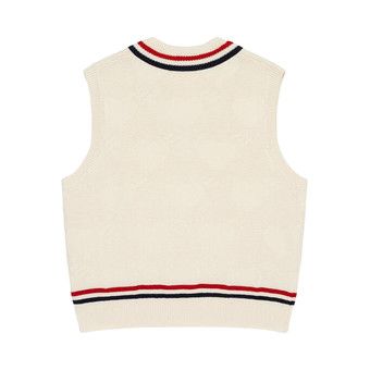 Buy Human Made Heart Knit Vest 'White' - HM29CS006 WHIT | GOAT