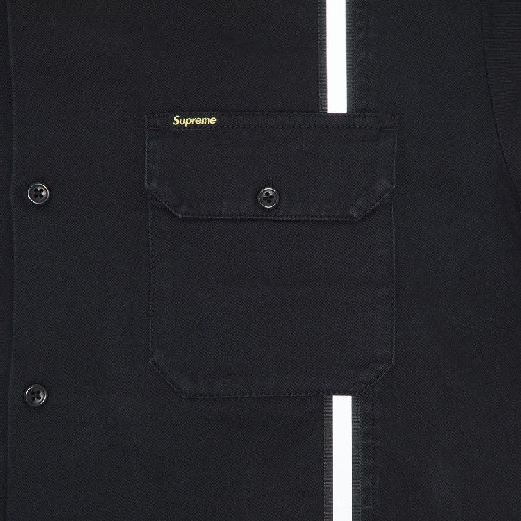 Buy Supreme Reflective Stripe Short-Sleeve Work Shirt 