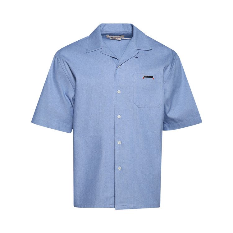 Marni Short-Sleeve Shirt 'Iris Blue' — foto 2