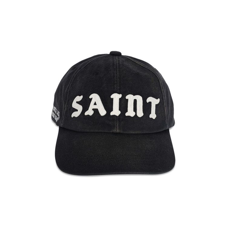 Buy SAINT Mxxxxxx Saint 6 Panel Cap 'Black' - SM HR8 0000 079 | GOAT