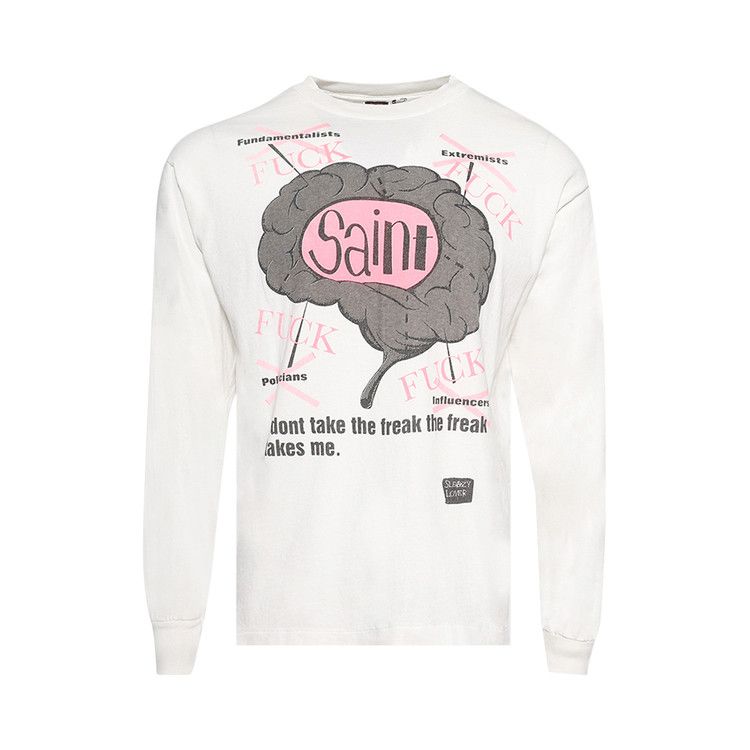 SAINT Mxxxxxx Brain Long-Sleeve Tee 'White' — foto 2
