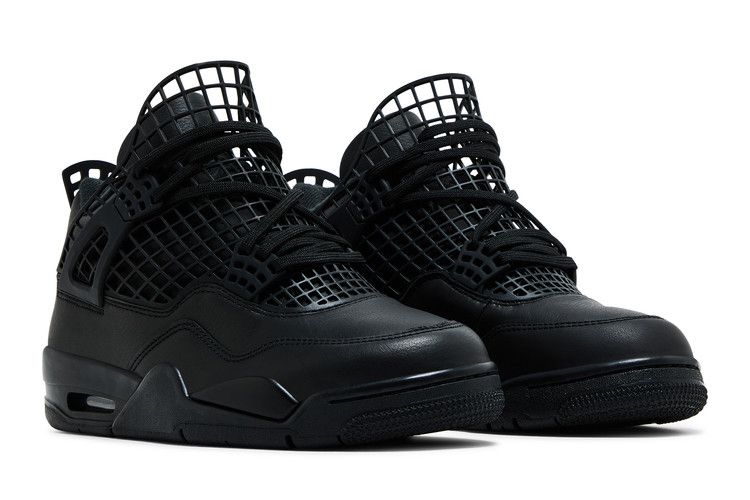 Wmns Air Jordan 4 RETRO 'net - Black'