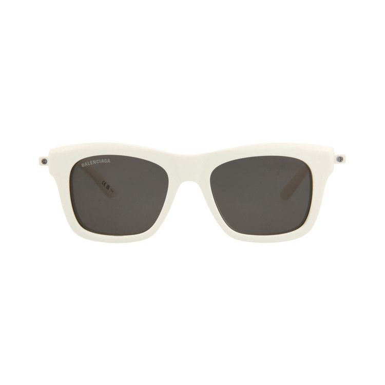 Balenciaga Square Sunglasses Ivory/Grey