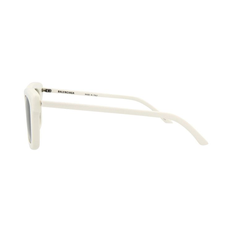 Balenciaga Square Sunglasses Ivory/Grey