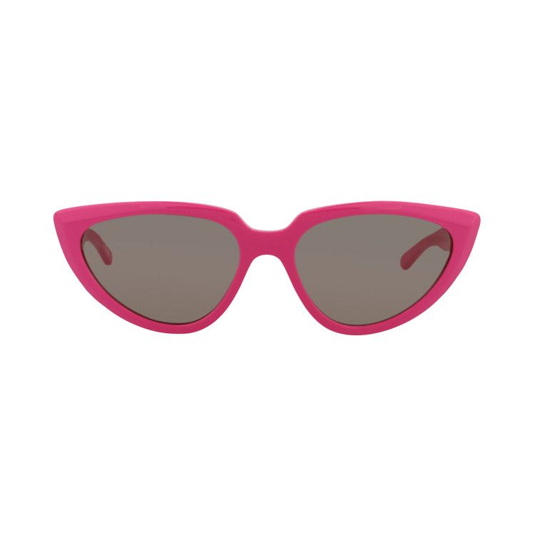 Balenciaga Cat Eye Sunglasses Fuchsia/Brown