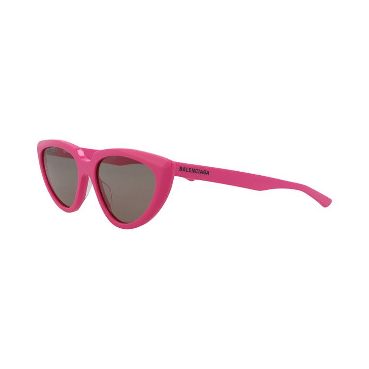 Balenciaga Cat Eye Sunglasses Fuchsia/Brown