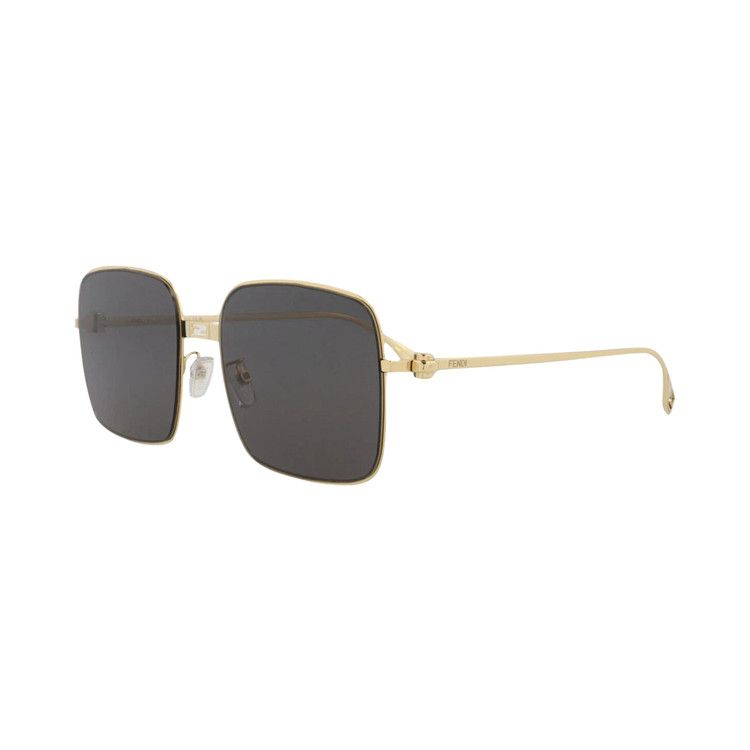 Fendi FE40123U 30A Square Sunglasses - Gold / Smoke Fendi | Accessories | Fendi Baguette Fe423u 30a Men Brand  main image 4