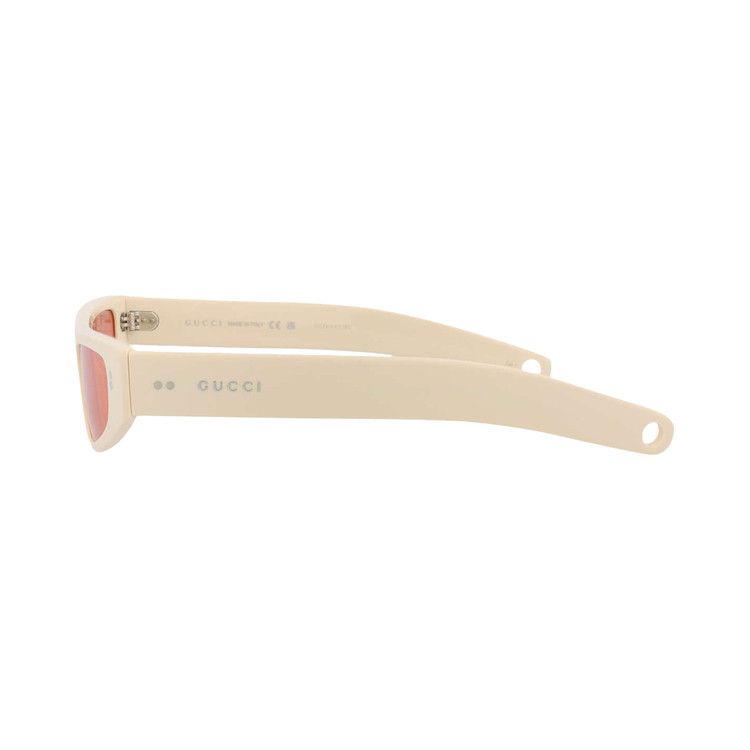 Gucci Cat Eye Sunglasses 'ivory/Red'