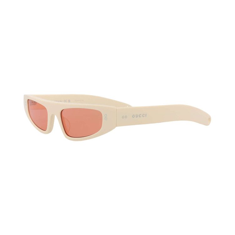 Gucci Cat Eye Sunglasses 'ivory/Red'