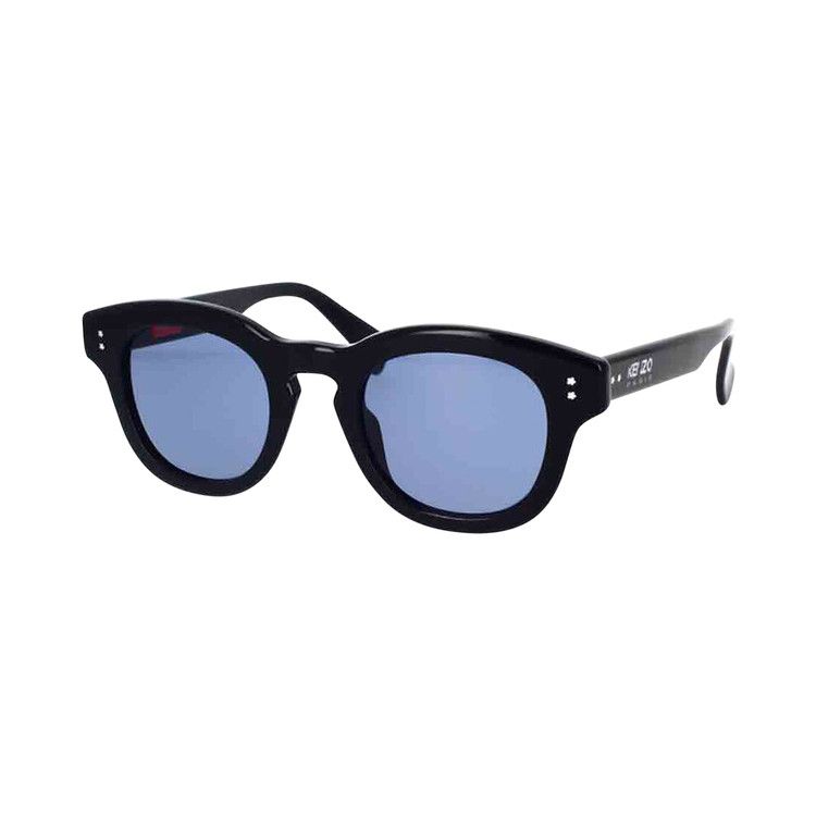 Kenzo Round Sunglasses 'black/Blue'