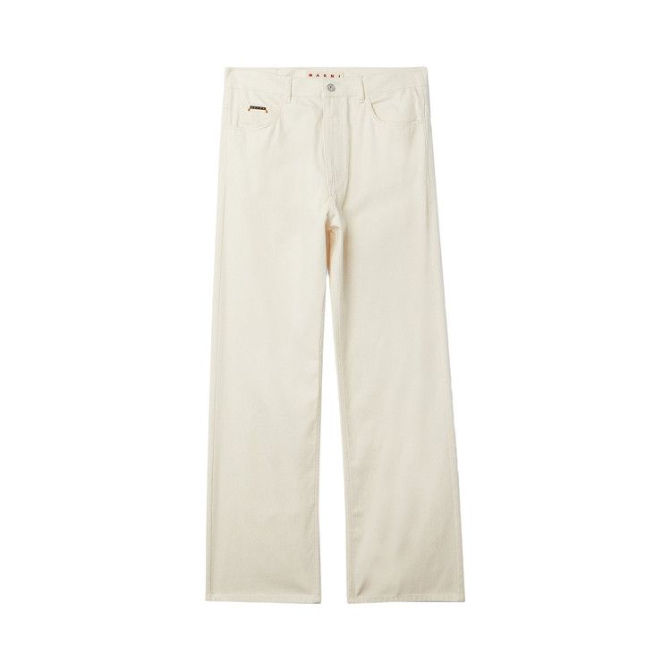 Marni Melange Effect Jeans 'Off White' — foto 2