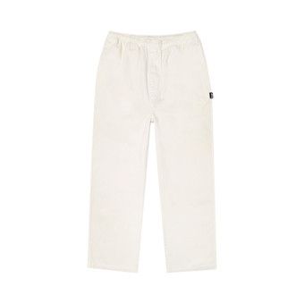 Buy Stussy Beach Pant Cotton Twill 'Bone' - 116709 BONE | GOAT