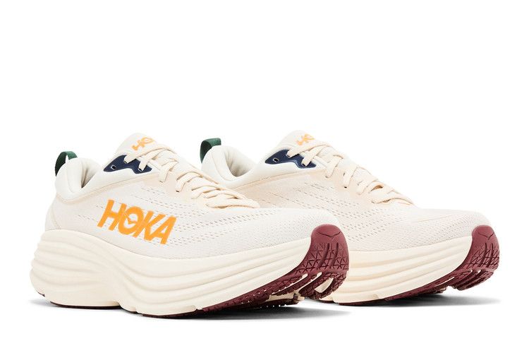 Hoka Bondi 8 'oat Milk Alabaster'