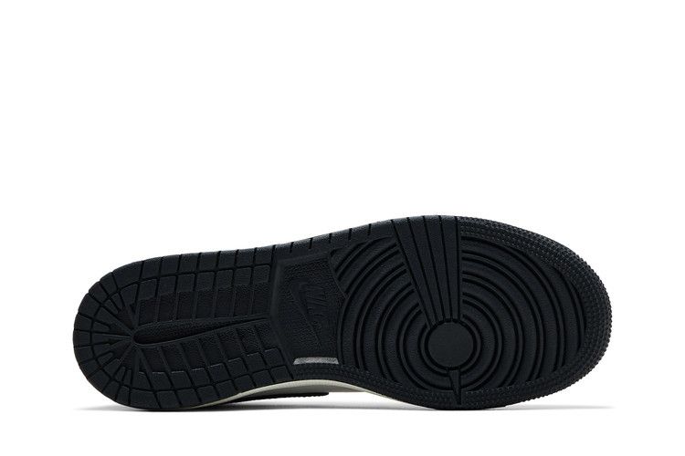 Air Jordan 1 Mid Gs Black Off Noir