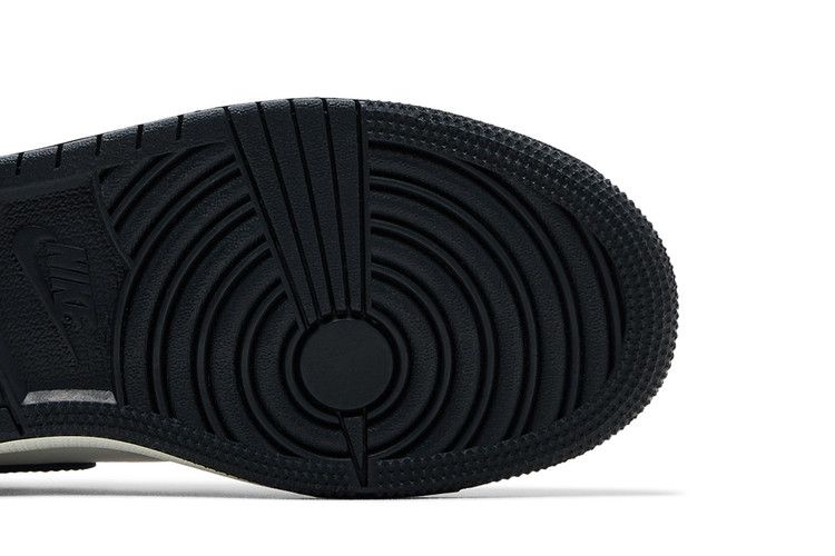 Air Jordan 1 Mid Gs Black Off Noir