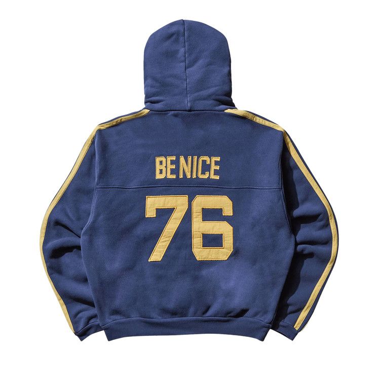 【関送無料】 ERL Venice Football Hoodie パーカー ERL Venice Football Pull Over Hoodie Navy – ESSXNYC