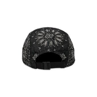Buy Supreme Bandana Jacquard Denim Camp Cap 'Black