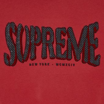 激安先着 Supreme Buy Flocked SS25KN43 - 'Red' Top Short-Sleeve Washed パーツ