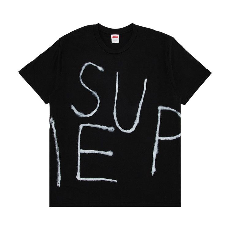 Buy Supreme Painted Tee 'Black' - SS25T58 BLACK | GOAT