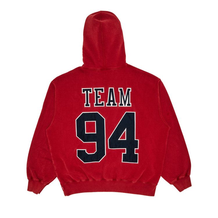 Buy Supreme Team 94 Hooded Sweatshirt 'Red' - SS25SW39 RED | GOAT