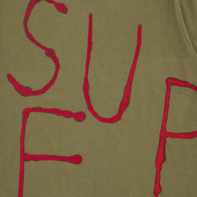 Supreme Painted Tee オリーブ S Supreme Painted Tee (SS25) Olive Men's - SS25 - US
